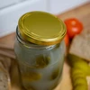 Dóza 3 L - 1 ks, zlaté viečko (fi 100) - 3 ['dóza', ' sklenená dóza', ' sklenený pohár', ' pohár s viečkom', ' pohár na kvasenie uhoriek', ' pohár na uhorky', ' pohár na likéry', ' dóza na likéry', ' 3 l']
