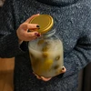 Dóza 3 L - 1 ks, zlaté viečko (fi 100) - 4 ['dóza', ' sklenená dóza', ' sklenený pohár', ' pohár s viečkom', ' pohár na kvasenie uhoriek', ' pohár na uhorky', ' pohár na likéry', ' dóza na likéry', ' 3 l']