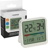 Elektronický izbový teplomer, biely - 6 ['elektronický teplomer', ' teplomer s hodinami a dátumom', ' teplomer s vlhkomerom', ' meranie vlhkosti v miestnosti', ' merač komfortu', ' teplomer s indikátorom komfortu', ' multifunkčný teplomer', ' teplomer do interiéru', ' vnútorný teplomer', ' bezdrôtový teplomer', ' elektronický teplomer na stenu', ' meteorologická stanica', ' meteorologická stanica']