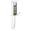 Elektronický kuchynský teplomer, LCD (-50°C do +200°C) - 4 ['darček', ' kulinársky teplomer', ' teplomer so sondou', ' sonda na teplomer', ' LCD displej teploty', ' elektronický kulinársky teplomer']