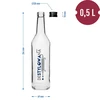 Fľaša 0,5 L s uzáverom a potlačou Destilovaná - 4 ks. - 7 ['fľaša', ' fľaše', ' fľaše s potlačou', ' fľaša na pálenku', ' fľaša na alkohol', ' fľaša s potlačou', ' sklenená fľaša s potlačou a uzáverom', ' fľaše 500 ml s korkom', ' fľaše na korok', ' súprava na svadbu', ' fľaša na domáci alkohol', ' fľaša na darček', '']