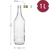 Fľaša 1 L Stolová s uzáverom fi28 - 4 ks. - 6 ['fľaša na vodku', ' fľaše na vodku', ' stolové fľaše', ' monopolová fľaša', ' monopolová fľaša', ' stolová fľaša 1000 ml', ' priehľadná fľaša', ' fľaše 1 L', ' litrové fľaše', ' priehľadná fľaša s uzáverom', ' fľaša na džús', ' stolová fľaša s uzáverom', ' fľaše s uzávermi', ' fľaše na nápoje']
