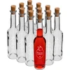 Fľaša 350 ml s korkom, potlač Domáci likér - 5 ['na likér', ' domáci likér', ' višňovka', ' duly', ' arónia', ' fľaša na alkohol', ' domáce alkoholy', ' fľaša s potlačou']