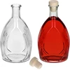 Fľaša "Banketová" 500 ml, s korkom - 4 ['fľaša', ' fľaše', ' fľaša na likéry', ' fľaša na pálenku', ' fľaša na alkohol', ' sklenená fľaša s korkom', ' fľaša 500 ml s korkom', ' fľaše na korok', ' súprava na svadbu', ' fľaša na banket']