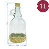 Fľaša Gallone 1L v opletení, so skrutkovacím uzáverom - 3 ['fľaša na alkohol', ' ozdobné fľaše na alkohol', ' sklenená fľaša na alkohol', ' fľaše na pálenku na svadbu', ' fľaša na likér', ' fľaše na vodku', ' fľaša na vodku svadba', ' fľaša na vodku krstiny', ' fľaša na vodku prijímanie', ' fľaša na víno', ' fľaše na víno']