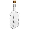 Fľaša Kláštorná 500 ml, s uzáverom, biela - 6 ks. - 2 ['fľaša na alkohol', ' ozdobné fľaše na alkohol', ' sklenená fľaša na alkohol', ' fľaše na pálenku na svadbu', ' fľaša na likér', ' ozdobné fľaše na likéry', ' fľaša vlna', ' super fľaša']
