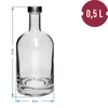 Fľaša Miss Barku biela 0,5 L - 2 ['fľaša na alkohol', ' ozdobné fľaše na alkohol', ' sklenená fľaša na alkohol', ' fľaše na pálenku na svadbu', ' fľaša na likér', ' ozdobné fľaše na likéry', ' fľaša 500 ml', ' 500ml']