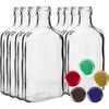 Fľaša na likéry ploskačka 100 ml + uzáver 8 ks - 2 ['fľaše', ' ploskačky', ' likéry', ' fľaše na likéry', ' fľaštičky', ' domáce nápoje', ' domáce likéry', ' ploskačka so skrutkovacím uzáverom', ' fľaša so skrutkovacím uzáverom', ' fľaštička so skrutkovacím uzáverom', ' fľaše s farebnými uzávermi', ' farebné uzávery', ' uzávery']