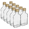 Fľaša na likéry ploskačka so skrutkovacím uzáverom 200 ml 10 ks - 6 