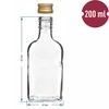 Fľaša na likéry ploskačka so skrutkovacím uzáverom 200 ml 10 ks - 6 ['fľaše', ' ploskačky', ' likéry', ' fľaše na likéry', ' fľaštičky', ' domáce nápoje', ' domáce likéry', ' ploskačka so skrutkovacím uzáverom', ' fľaša so skrutkovacím uzáverom', ' fľaštička so skrutkovacím uzáverom']