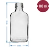 Fľaša na likéry typu ploskačka 100 ml 10 ks - 4 ['fľaša ploskačka', ' fľaša na likéry', ' fľaše na likér', ' sklenené fľaše', ' fľaštičky 100 ml', ' fľaše na olej', ' fľaštičky 100 ml', ' sklenené fľaštičky']