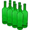 Fľaša na víno 0,75 L zelená - balenie 8 ks.  - 1 ['fľaša na alkohol', ' ozdobné fľaše na alkohol', ' sklenená fľaša na alkohol', ' fľaše na pálenku na svadbu', ' fľaša na likér', ' ozdobné fľaše na likéry', ' fľaša na víno', ' fľaša na víno', ' fľaša bordeaux']
