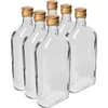 Fľaša Ploskačka 500 ml s uzáverom, 6 ks - 7 