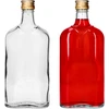 Fľaša Ploskačka 500 ml s uzáverom, 6 ks - 7 ['fľaša 500 ml', ' ploskačka', ' fľaša na likér', ' fľaša na alkohol', ' fľaša pol litra', ' sada fliaš']