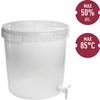 Fermentačná nádoba 30 L s vekom a kohútikom - 2 ['fermentačná nádoba', ' fermentačné vedro', ' fermentačné vedierko', ' fermentačné nádoby', ' fermentačná nádoba na víno', ' fermentačné vedro s kohútikom', ' fermentačná nádoba s kohútikom', ' fermentačné nádoby na víno', ' biowin fermentačné vedro', ' browin fermentačné vedro']