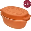 Glazovaný rímsky hrniec 4,5 L (meandry) - 6 ['rímsky hrniec', ' pečenie bez tuku', ' varenie v pare', ' zdravé varenie', ' na mäso', ' na pečenie mäsa', ' na chlieb', ' na ryby', ' pre vegetariánov', ' jedlá z jedného hrnca', ' jedlá pre deti', ' diétne jedlá', ' na pečenie chleba', ' rímsky hrniec smaltovaný', ' rímsky hrniec potiahnutý', ' rímsky hrniec glazovaný', ' hrniec z hliny', ' rímska nádoba', ' rímska forma', ' hlinený hrniec', ' rímsky hrniec s pokrievkou', ' nádoba s pokrievkou', ' nápad na darček']