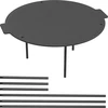 Grilovacia panvica, liatinová, fi 44 cm - 6 