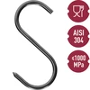 Háčiky na údenie - S, ostrené, 5mm x 100mm - 3 ['háčik na údenie', ' háčik na údenie mäsa', ' háčik na údenie údenín', ' háčik na údeniny', ' údiace háčiky', ' nerezové háčiky', ' údiace háčiky S', ' sada háčikov', ' háčiky do udiarne', ' háčiky na sušenie údenín', ' háčiky na syry', ' klasické háčiky']