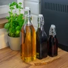 Hermetická štvorcová fľaša 250 ml - 5 ['fľaša na alkohol', ' ozdobné fľaše na alkohol', ' sklenená fľaša na alkohol', ' fľaše na pálenku na svadbu', ' fľaša na likér', ' fľaša na víno', ' fľaše na víno', ' likér']