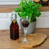 Hermetická štvorcová fľaša 250 ml - 4 ['fľaša na alkohol', ' ozdobné fľaše na alkohol', ' sklenená fľaša na alkohol', ' fľaše na pálenku na svadbu', ' fľaša na likér', ' fľaša na víno', ' fľaše na víno', ' likér']