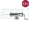 Horizontálna plnička 2,5 kg so silikónovým piestom - 10 ['plnička na údeniny', ' plnička na klobásy', ' plnička na údeniny', ' horizontálna plnička', ' striekačka na klobásy', ' striekačka na mäso', ' domáca plnička', ' gastronomická plnička', ' mäsiarsky nástroj', ' plnička na klobásy', ' údenárska plnička', ' horizontálna plnička']