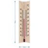 Izbový teplomer drevený (-20 do +50°C), svetlo hnedý, 15 cm - 5 ['vnútorný teplomer', ' izbový teplomer', ' teplomer do vnútra', ' domáci teplomer', ' teplomer', ' drevený izbový teplomer', ' teplomer s čitateľnou stupnicou', ' teplomer so zosilnenou kapilárou']