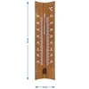 Izbový teplomer drevený (-20 do +50°C), tmavohnedý, 15cm - 5 ['vnútorný teplomer', ' izbový teplomer', ' teplomer do vnútra', ' domáci teplomer', ' teplomer', ' drevený izbový teplomer', ' teplomer s čitateľnou stupnicou', ' teplomer so zosilnenou kapilárou']