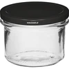 Jednoduchý pohár 235 ml (fi82) s čiernym viečkom 6 ks. - 2 ['súprava pohárov', ' poháre na džemy', ' poháre s viečkami', ' poháre fi 82', ' pohár s viečkom', ' 6 úchytov', ' poháre s čiernymi viečkami', ' na zaváraniny', ' na konzervovanie', ' pohárovka', ' na mäso']