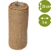 Jutová tkanina 20 cm / 5 m - 4 ['jutová tkanina', ' jutová látka', ' tkanina na ochranu stromčekov', ' prírodná jutová tkanina', ' ekotkanina z juty', ' tkanina na viazanie', ' tkanina na ručné práce']