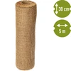 Jutová tkanina 30 cm / 5 m - 4 ['jutová tkanina', ' jutová látka', ' tkanina na ochranu stromčekov', ' prírodná jutová tkanina', ' ekotkanina z juty', ' tkanina na viazanie', ' tkanina na ručné práce']