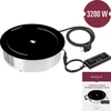Keramický varič 3200W - 2 ['veľký výkon variča', ' okrúhla varná doska', ' úsporný varič', ' varič s časovačom', ' elektrický varič']