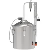 Klasický destilátor Convex 30 L - 1 oddeľovač - 2 ['destilátor Browin', ' modulárne destilátory', ' destilátor s oddeľovačmi', ' modulárny destilátor', ' oddeľovače pre destilátor', ' čistý destilát', ' destilačná súprava', ' vypuklé veko', ' veko typu convex', ' destilačná nádoba s vekom', ' súprava na destiláciu', ' destilačná súprava na rozšírenie', ' destilácia na rôznych zdrojoch tepla']