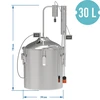 Klasický destilátor Convex 30 L - 1 oddeľovač - 8 ['destilátor Browin', ' modulárne destilátory', ' destilátor s oddeľovačmi', ' modulárny destilátor', ' oddeľovače pre destilátor', ' čistý destilát', ' destilačná súprava', ' vypuklé veko', ' veko typu convex', ' destilačná nádoba s vekom', ' súprava na destiláciu', ' destilačná súprava na rozšírenie', ' destilácia na rôznych zdrojoch tepla']