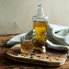 Kredencová fľaša 0,5 L s korkom - 6 ['ozdobná sklenená fľaša', ' fľaša s prírodným korkom', ' fľaša na likéry']