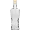 Kredencová fľaša 0,5 L s korkom  - 1 ['ozdobná sklenená fľaša', ' fľaša s prírodným korkom', ' fľaša na likéry']