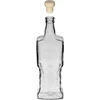 Kredencová fľaša 700ml s korkom - 2 ['ozdobná sklenená fľaša', ' fľaša s prírodným korkom', ' fľaša na likéry', ' fľaša na šťavy', ' ozdobná fľaša na nápoje', ' ozdobná fľaša na likéry', ' pekná fľaša s korkom', ' domáce likéry', ' domáce šťavy']