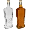 Kredencová fľaša 700ml s korkom - 4 ['ozdobná sklenená fľaša', ' fľaša s prírodným korkom', ' fľaša na likéry', ' fľaša na šťavy', ' ozdobná fľaša na nápoje', ' ozdobná fľaša na likéry', ' pekná fľaša s korkom', ' domáce likéry', ' domáce šťavy']
