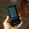 Meteorologická stanica – elektronická, sonda, čierna - 8 ['teplomer s hodinami', ' vnútorný teplomer', ' izbový teplomer', ' vonkajší teplomer', ' závesný teplomer', ' stojaci teplomer']