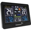 Meteorologická stanica RCC, DCF – elektronická, podsvietená, bezdrôtová, senzor, čierna - 4 ['bezdrôtová meteorologická stanica', ' meteorologická stanica', ' bezdrôtový senzor', ' meranie tlaku', ' meranie vlhkosti', ' meteorologická stanica', ' multifunkčná meteorologická stanica', ' elektronická meteorologická stanica', ' multifunkčný merač poveternostných podmienok', ' praktický darček']