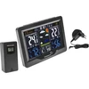 Meteorologická stanica RCC, DCF – elektronická, podsvietená, bezdrôtová, senzor, čierna - 5 