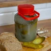 Nádoba 2L s plastovým vekom - 3 ['veľká nádoba', ' veľký pohár', ' veľká sklenená nádoba', ' nádoba na zaváranie', ' na kvasenie', ' na uhorky', ' na kapustu', ' priemyselná nádoba', ' nádoba s kliešťami', ' nádoba kliešte', ' kliešte na uhorky']