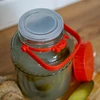 Nádoba 2L s plastovým vekom - 5 ['veľká nádoba', ' veľký pohár', ' veľká sklenená nádoba', ' nádoba na zaváranie', ' na kvasenie', ' na uhorky', ' na kapustu', ' priemyselná nádoba', ' nádoba s kliešťami', ' nádoba kliešte', ' kliešte na uhorky']