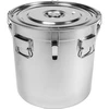 Nádoba z nehrdzavejúcej ocele 60 l s vekom - 2 ['nádoba na destiláciu', ' fermentácia', ' pivovarníctvo', ' vinárstvo', ' destilácia', ' fermentačný', ' na fermentáciu']