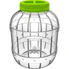 Nerozbitná, multifunkčná nádoba na kvasenie + kliešte, 5L - 2 ['kvasené uhorky', ' kvasený karfiol', ' kvasená repa', ' repný kvások', ' plastová nádoba', ' plastový pohár', ' domáce kvaseniny', ' nádoba 5L', ' nádoba s certifikátom na kvasenie', ' kliešte na uhorky', ' nádoba s kliešťami']