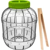 Nerozbitná, multifunkčná nádoba na kvasenie + kliešte, 5L  - 1 ['kvasené uhorky', ' kvasený karfiol', ' kvasená repa', ' repný kvások', ' plastová nádoba', ' plastový pohár', ' domáce kvaseniny', ' nádoba 5L', ' nádoba s certifikátom na kvasenie', ' kliešte na uhorky', ' nádoba s kliešťami']