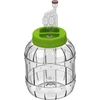 Nerozbitná nádoba na kvasenie, 3 L  - 1 ['kyslé uhorky', ' kyslé karfioly', ' kyslé repy', ' repný kvások', ' plastová nádoba', ' plastový pohár', ' domáce kyslé uhorky', ' nádoba 3L', ' nádoba s certifikátom na kvasenie', ' pet nádoba']