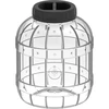 Nerozbitný, viacúčelový pohár s čiernym viečkom, 5L  - 1 ['poháre na zaváraniny', ' pohár', ' pohár na uhorky', ' na likéry', ' pohár 5l', ' pohár s certifikátom', ' nerozbitný pohár', ' univerzálny pohár', ' viacúčelový pohár', ' pohár na zaváraniny', ' plastový pohár', ' ľahký pohár']