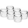 Nízka nádoba 330ml - s čiernym viečkom fi 82/6, 6ks. - 4 ['nízka nádoba', ' sklenená nádoba', ' nádoba 330ml', ' twist-off viečko', ' nádoba na džemy', ' nádoba na skladovanie', ' domáce konzervy', ' nádoba na slede', ' nádoba na šalát', ' nádoba na dezert']