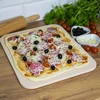 Obdĺžnikový kameň na pizzu, vyrobený z kordieritu, - 38 x 30,5 cm - 7 ['kameň na pečenie pizze', ' kameň na pečenie chleba', ' kameň na pizzu obdĺžnikový', ' veľký kameň na pizzu', ' pizza']