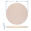 Okrúhly kameň na pizzu, vyrobený z kordieritu, priemer 33 cm - 7 ['na pečenie pizze', ' keramický kameň na pizzu', ' kameň na pizzu z keramiky', ' talianska pizza', ' na pečenie chleba', ' na darček', ' okrúhly kameň na pizzu']